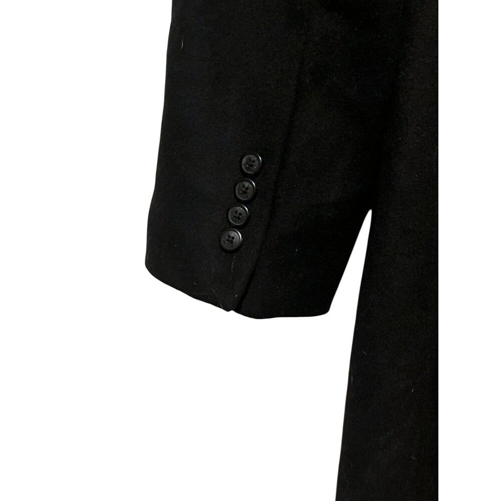 Michael Kors Mens Overcoat 46L Wool Cashmere Single Breasted Trench Coat Jacket - Picture 4 of 11